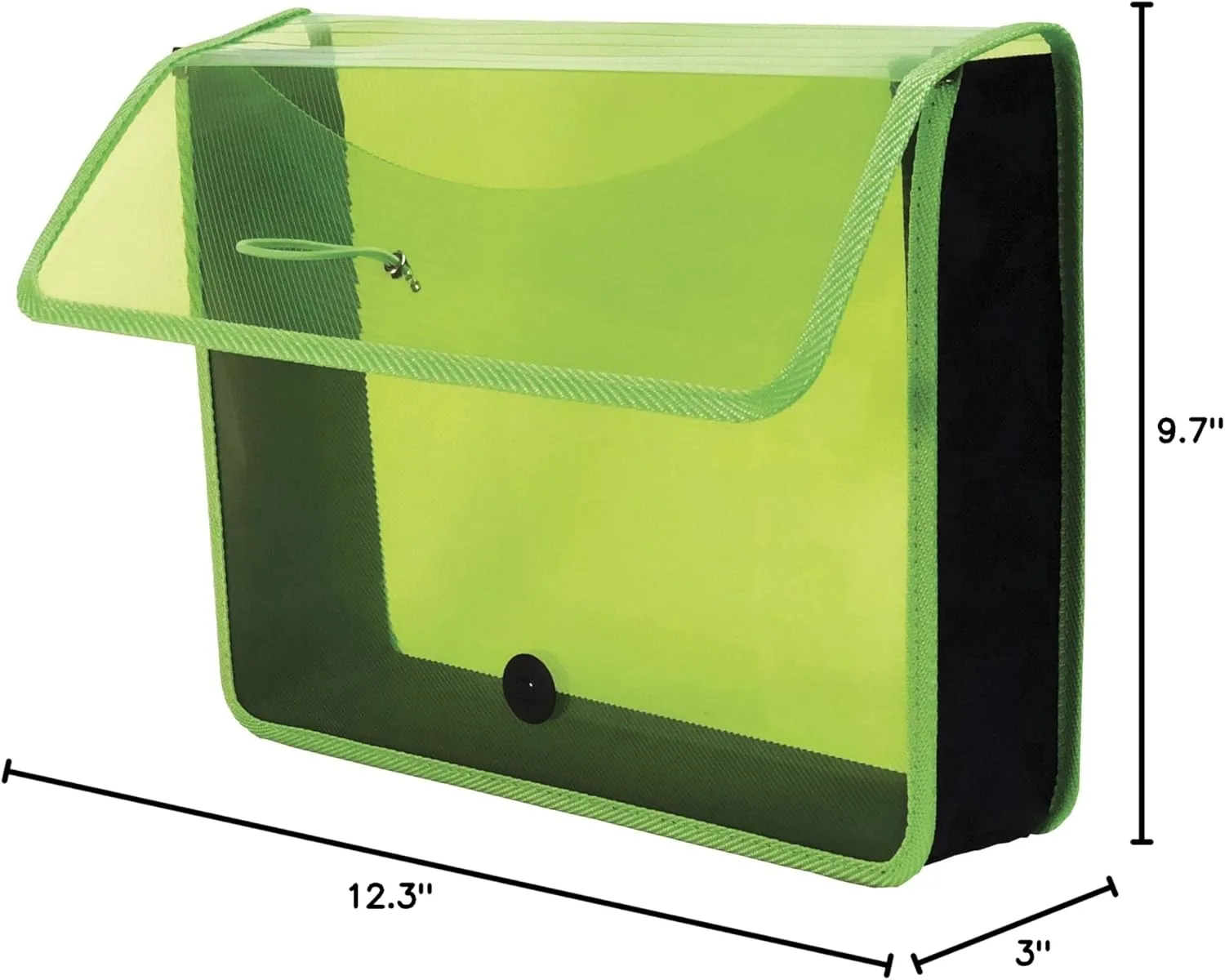 Lion Expand-N-File Poly Expanding Wallet, Letter, 3in Gusset