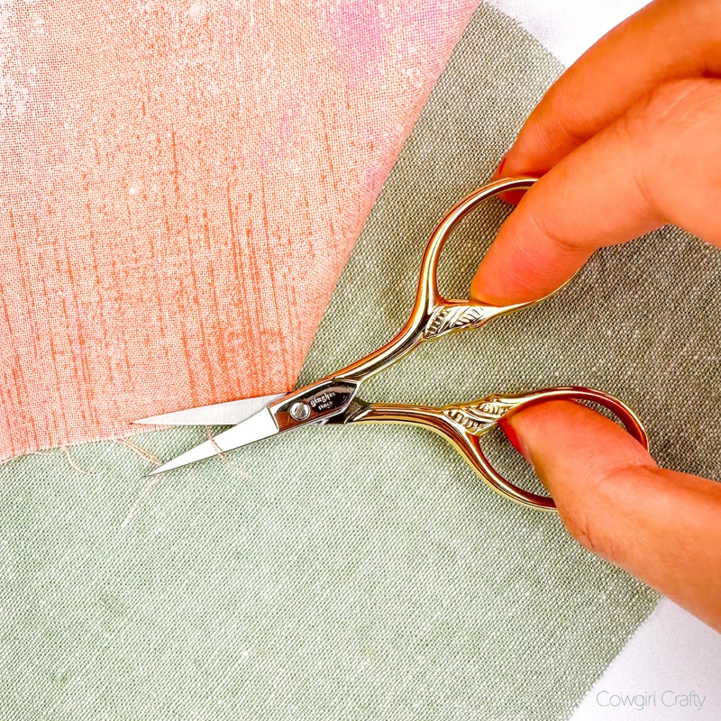 Lion's Tail Embroidery Scissors in Gold by Gingher 3 1/2in #220480