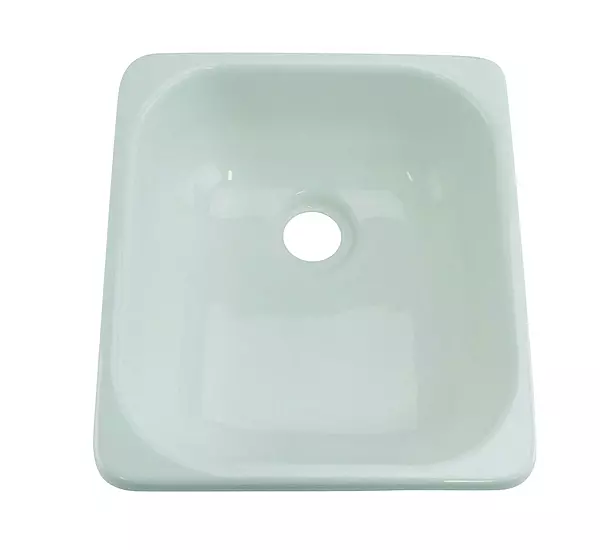 Lippert 209630 Better Bath 13" x 15" Square Galley/Kitchen Sink White