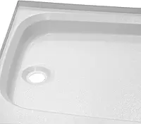 Lippert Components Replacement Shower Pan with Left Drain, Scratch-Resistant ABS Acrylic for RVs, Travel Trailers, 5th Wheels and Motorhomes - 210369,White, 24 Inch x 32 Inch