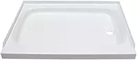 Lippert Replacement 24" x 32" White Shower Pan with Right Drain for RVs, Manufactured Homes, Travel Trailers, 5th Wheels, and Motorhomes - 210371