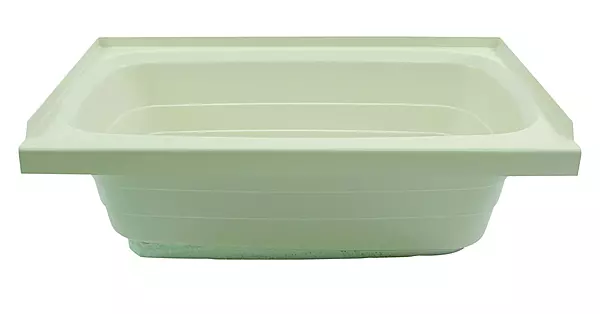 Lippert Replacement 24" x 36" Parchment Bathtub with Right Drain, Scratch-Resistant ABS Acrylic for RVs, Travel Trailers, 5th Wheels, Motorhomes - P2436RHSPK 24 Inch x 36 Inch