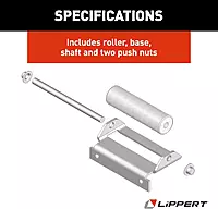 Lippert Components 276288 J-36 Service Roller, Black