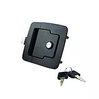 Lippert Global Baggage Door Lock / Latch Kit with 2 Keys, Easy Installation for 5th Wheel RVs, Travel Trailers and Motorhomes - 346693 Black