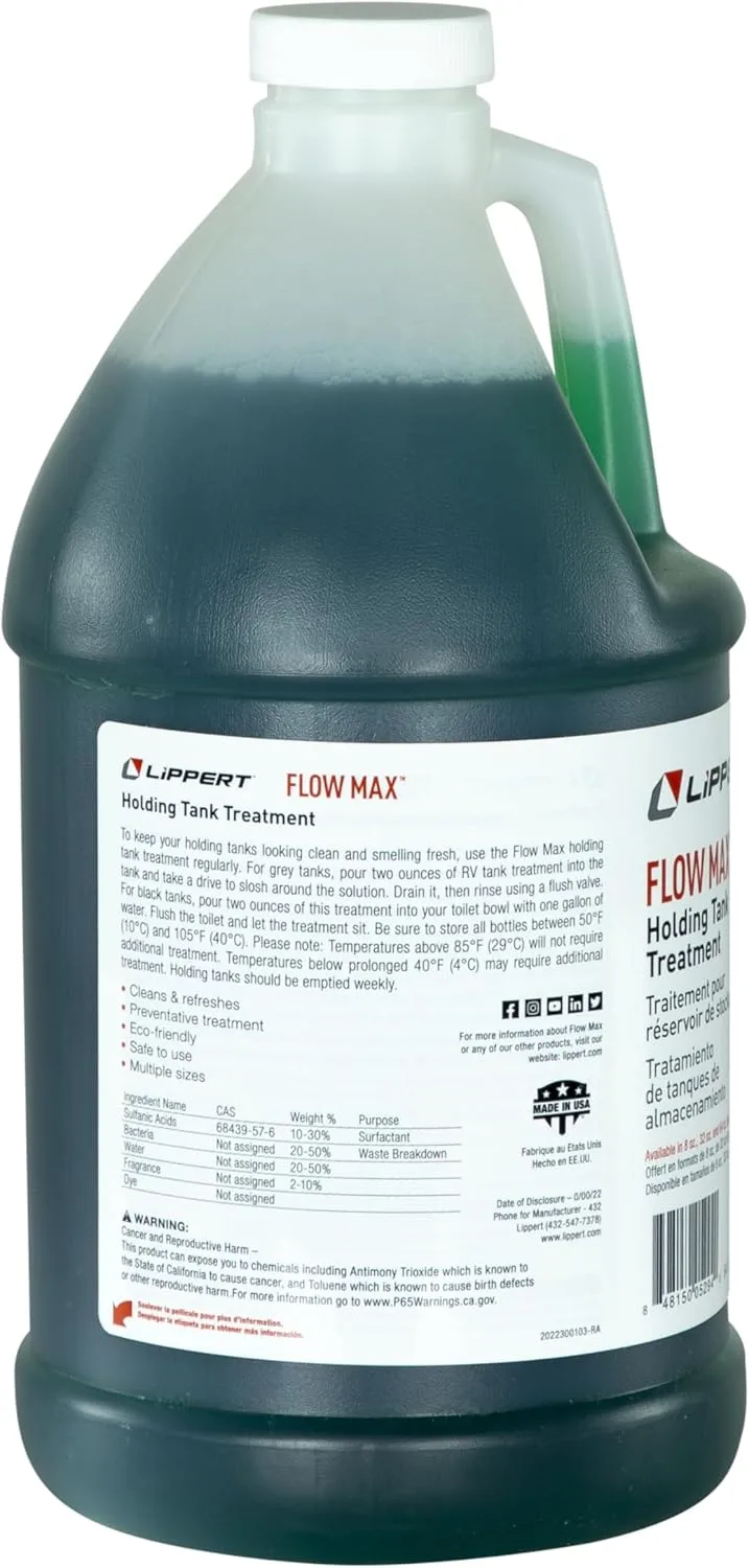 Lippert Flow Max Holding Tank Treatment for RVs and Boats