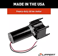 Lippert Ground Control 2.0 Replacement RV Electric Automatic Leveling System Heavy-Duty Drive Motor with Clutch, 5,430 RPM - 241795
