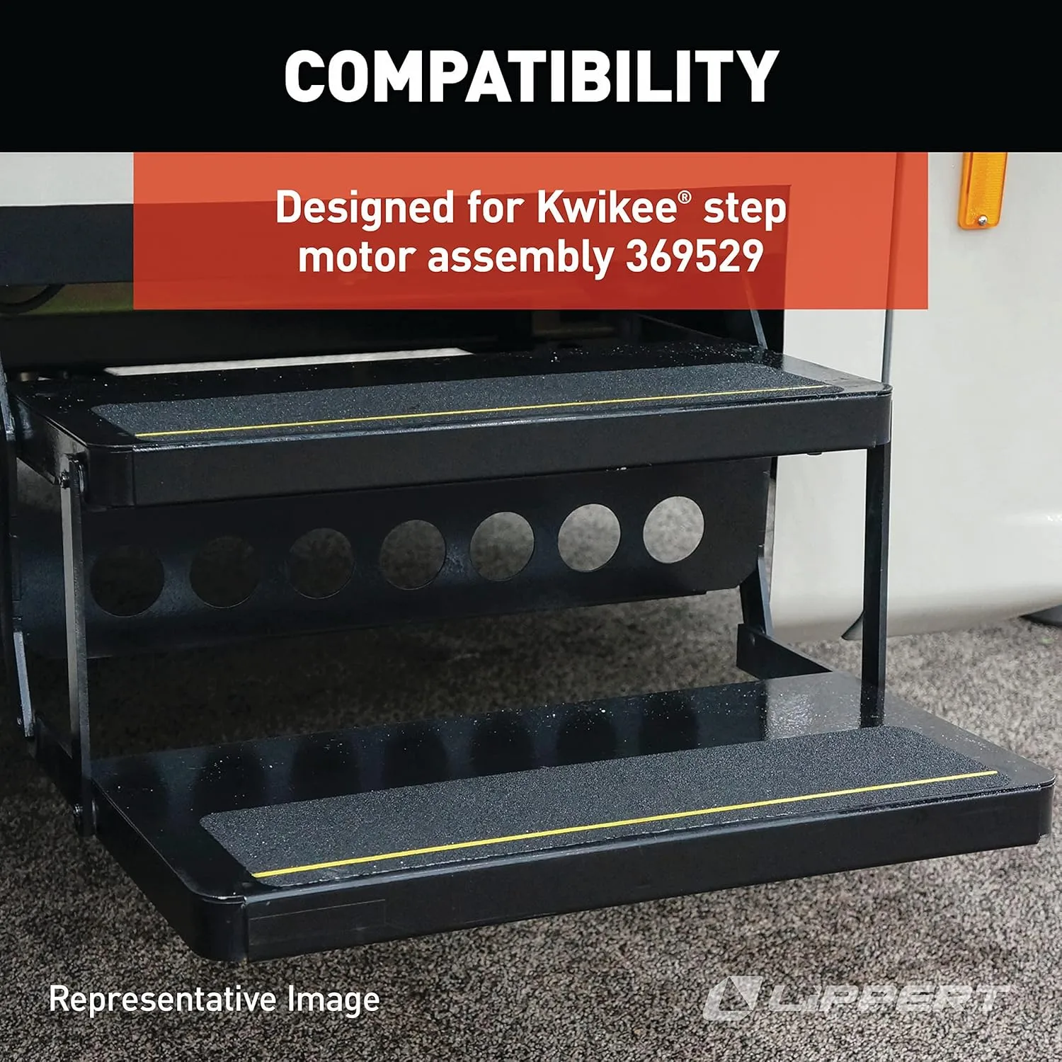 Lippert Components Kwikee® Adapter/Harness Black