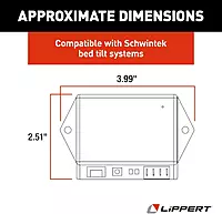Lippert Hall Effect Replacement RV Bed Tilt Controller Module for 5th Wheel Campers, Travel Trailers, Fits Schwintek Systems, Exact-Match Component - 260793
