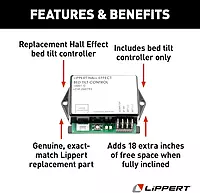Lippert Hall Effect Replacement RV Bed Tilt Controller Module for 5th Wheel Campers, Travel Trailers, Fits Schwintek Systems, Exact-Match Component - 260793