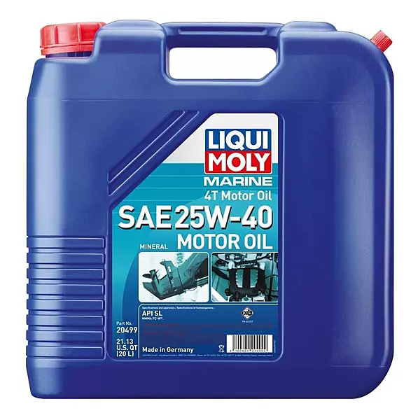 Liqui Moly 20499 25W-40 Marine 4T Motor Oil