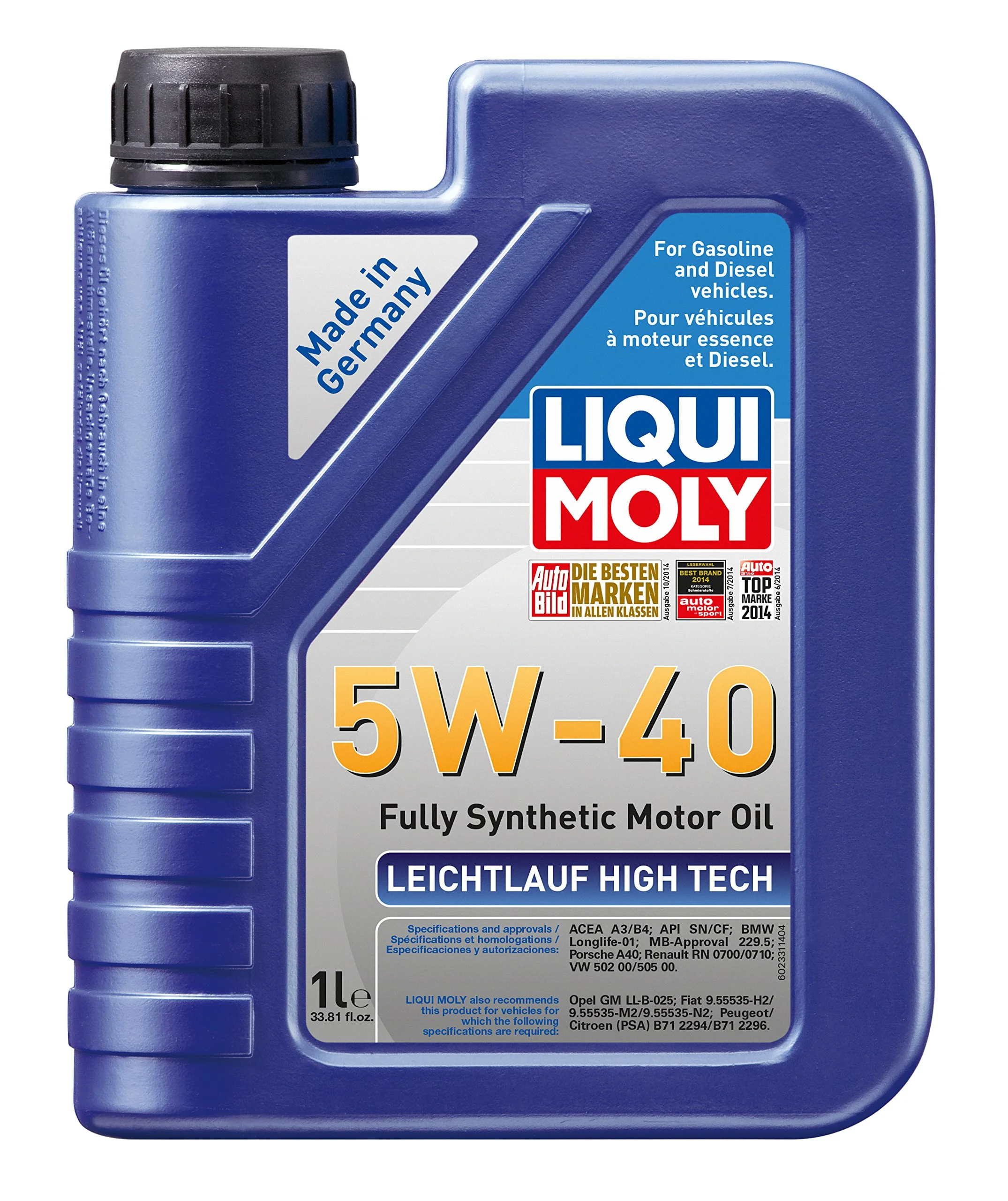 LIQUI MOLY Leichtlauf High Tech 5W-40 Engine Oil