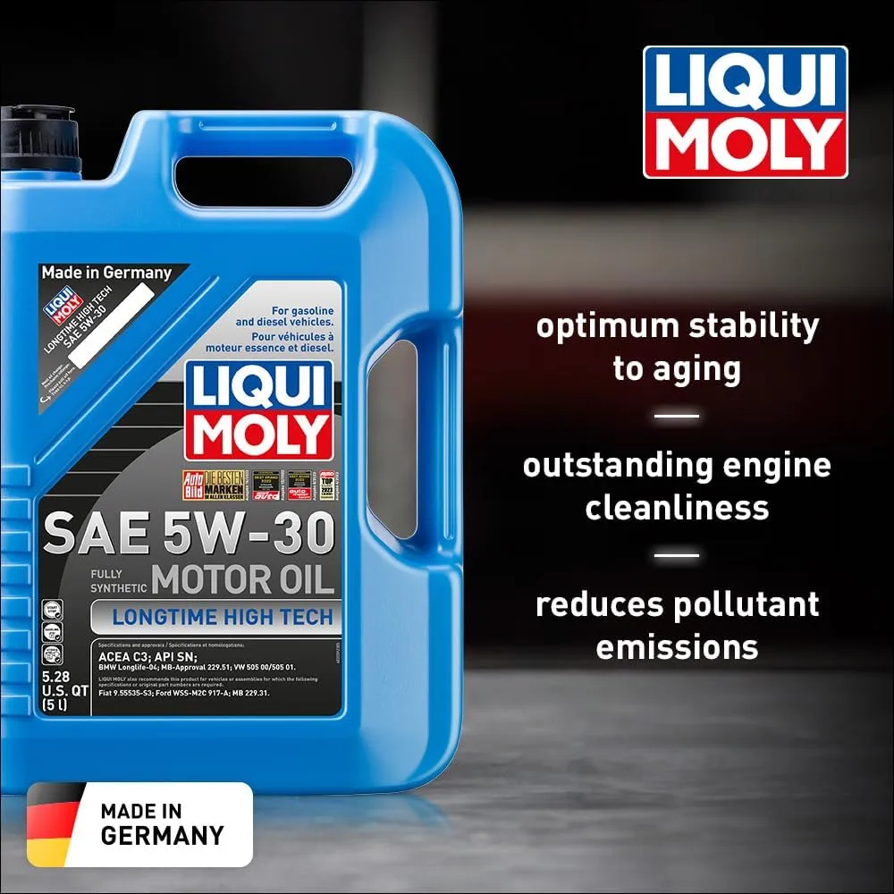 LIQUI MOLY Longtime High Tech SAE 5W-30 | 5 L | Fully synthetic engine oil | SKU: 2039 5 Liter