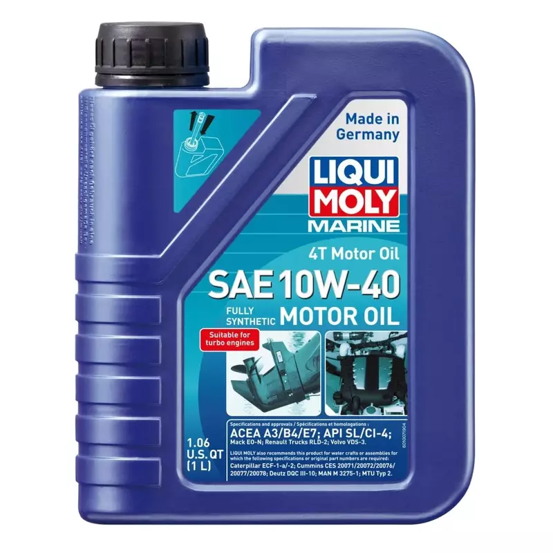Liqui Moly Marine 4T Motor Oil SAE 10W-40 1L. 20506