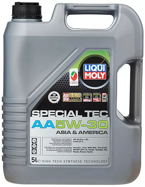 LIQUI MOLY Special Tec AA SAE 5W-30 | 5 L | Fully synthetic engine oil | SKU: 20138