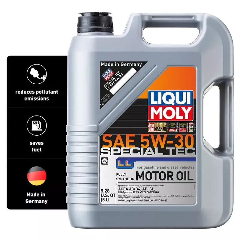 Liqui Moly Special Tec LL SAE 5W-30 Motor Oil - 5 L Jug (2249)