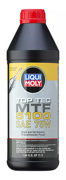 Liqui Moly Top Tec MTF 5100 SAE 75W | 1 L | Gear Oil | Hydraulic Oil | SKU: 20352