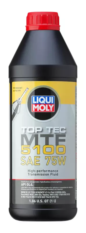 Liqui Moly Top Tec MTF 5100 SAE 75W | 1 L | Gear Oil | Hydraulic Oil | SKU: 20352