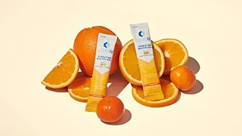 Liquid IV Hydration Multiplier+ Immune Support Drink Mix, 0.56 Fl Oz, Tangerine, Pack Of 10 Pouches