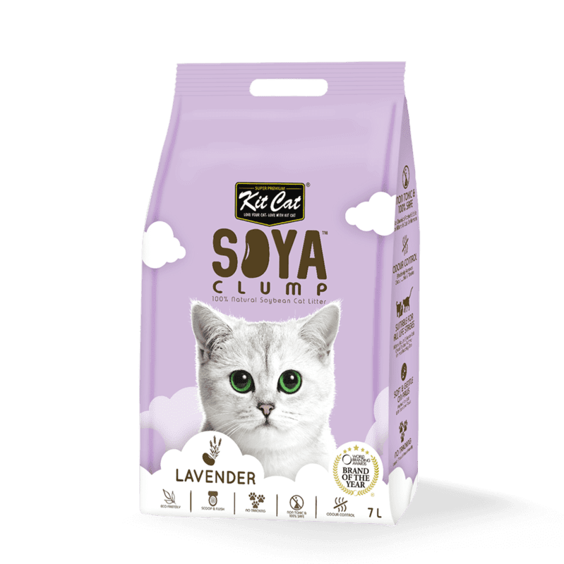 Kit Cat Soya Clump Soybean Litter – Lavender 7L Kit Cat Soya Clump Soybean Litter – Lavender 7L
