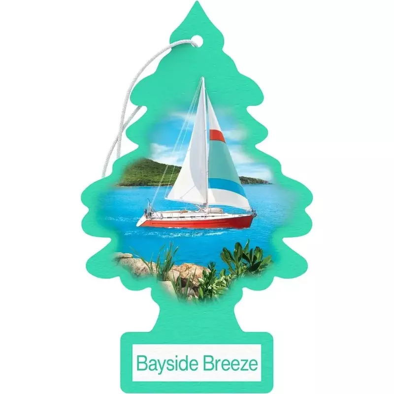 CAR FRESHNER Bayside Breeze Little Trees Air Freshener