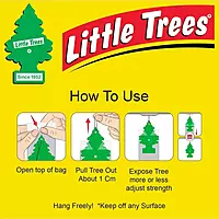 CAR FRESHNER Bayside Breeze Little Trees Air Freshener