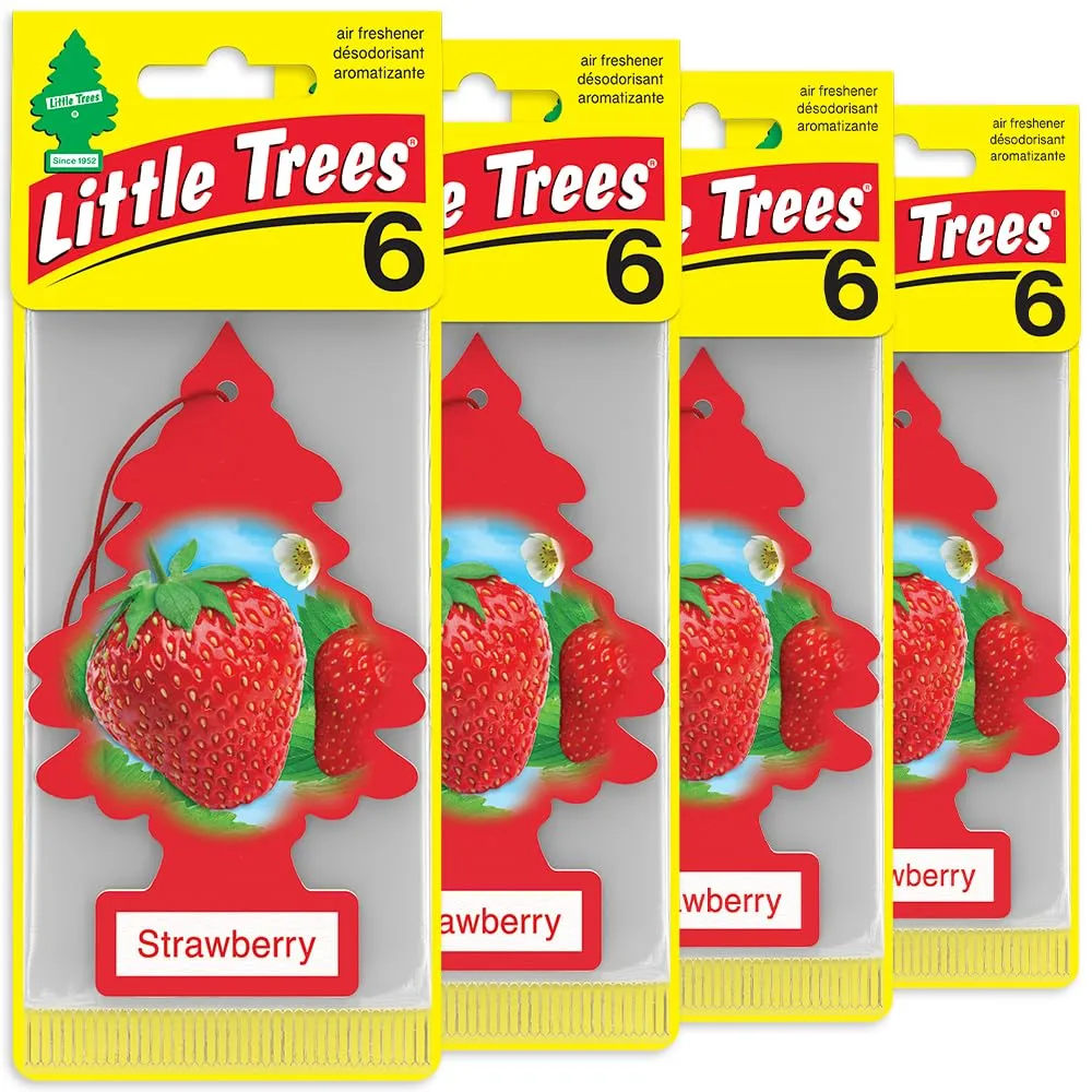 LITTLE TREES Car Air Freshener Hanging Tree - Long Lasting Scent