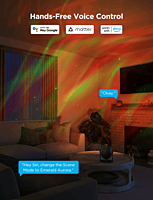 Govee Star Light Projector with Aurora Effects - Matter, Google Home with White Noise