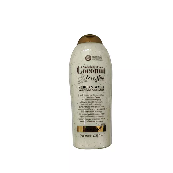 LOVE JOJO SCRUB&WASH COCONUT& COFFEE 580ML..