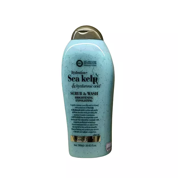 LOVE JOJO SCRUB&WASH SEA KELP& HYALURICACID 580ML..