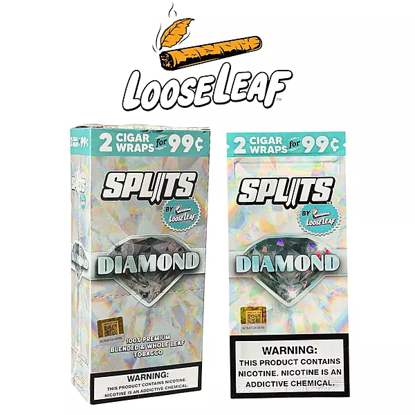 LOOSE LEAF WRAP $0.99 2PK SPLITS DIAMOND