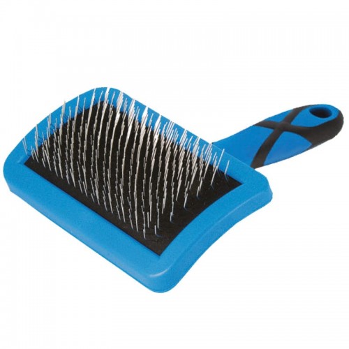 GROOM PROFESSIONAL CURVED FIRM SLICKER BRUSH-LARGE :850286 GROOM PROFESSIONAL CURVED FIRM SLICKER BRUSH-LARGE :850286