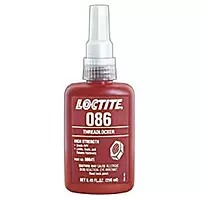Loctite Letter Grade AVV (086) High Strength Threadlocker, 250 mL Bottle, Red