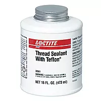 1527514 Loctite Thread Sealant, 1 pt., Brush Can, White, 16 oz.