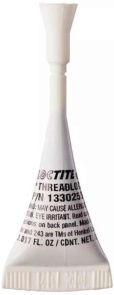 LOCTITE 243 Automotive Threadlocker Blue - Medium Strength, High-Temp Thread Lock, Oil Tolerant, General Purpose - Capsule