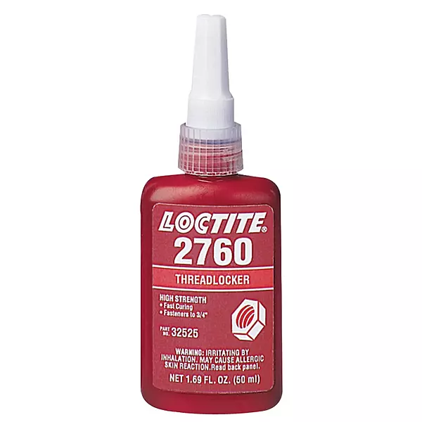 Loctite 32525 2760 Red Primerless High Strength Threadlocker, 50 mL (1.69 oz.)