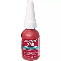 Loctite 290 Strength Threadlocker, 10 mL Bottle, Green 10 milliliters