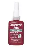 Loctite 27936 Green 294 High-Strength/High-Temperature Threadlocker, 450 Degree F Maximum Temperature, 50 mL Bottle