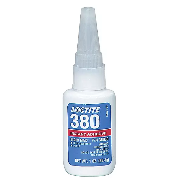 Loctite 135423 380 Toughened Max Instant Adhesive, 1 oz, Black .1 OZ
