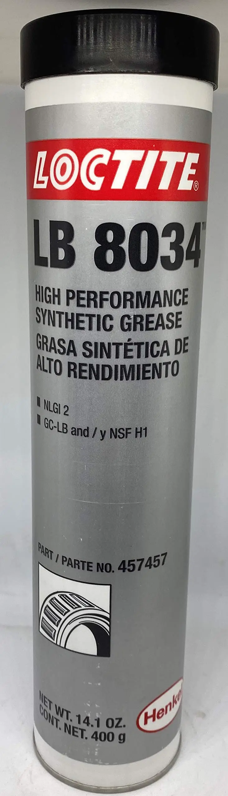 LOCTITE LB 8034 High Performance Synthetic Grease Cartridge 400 Gram
