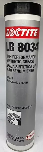 LOCTITE LB 8034 High Performance Synthetic Grease Cartridge 400 Gram