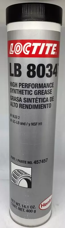 LOCTITE LB 8034 High Performance Synthetic Grease Cartridge 400 Gram