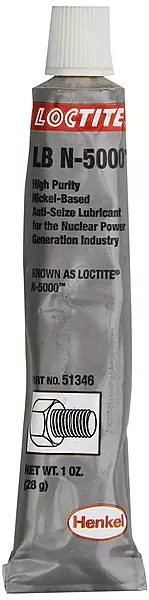Loctite 51346 Silver LB N-5000 High-Purity Anti-Seize Lubricant, -20 Degree F Lower Temperature Rating to 2400 Degree F