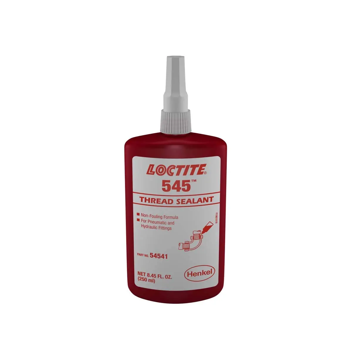 Loctite LOC54541 545 Thread Sealant for Hydraulic/Pneumatic Fittings 5 250 ml, Purple (Pack of 10)
