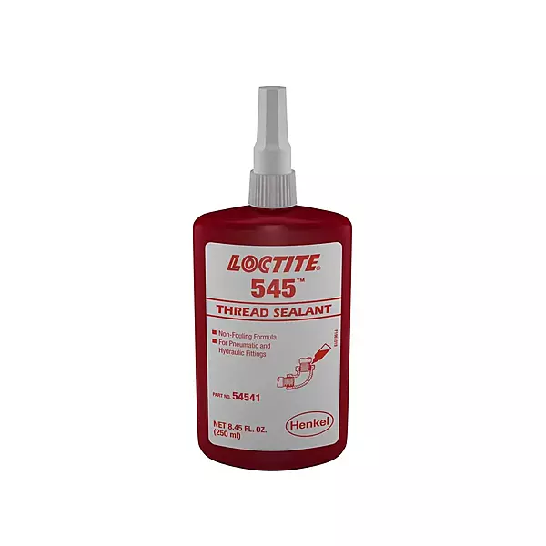 Loctite LOC54541 545 Thread Sealant for Hydraulic/Pneumatic Fittings 5 250 ml, Purple (Pack of 10)