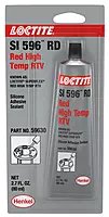 Loctite 59630 RTV Silicone Sealant, 80mL Tube, Red