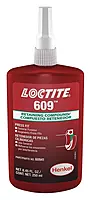 Loctite HL135513 609 Medium Strength Retaining Compound, 250 mL Bottle, Green (Pack of 10)
