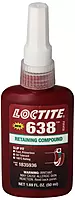 Loctite 21448 Green 638 High Strength Retaining Compound, 50 mL Bottle