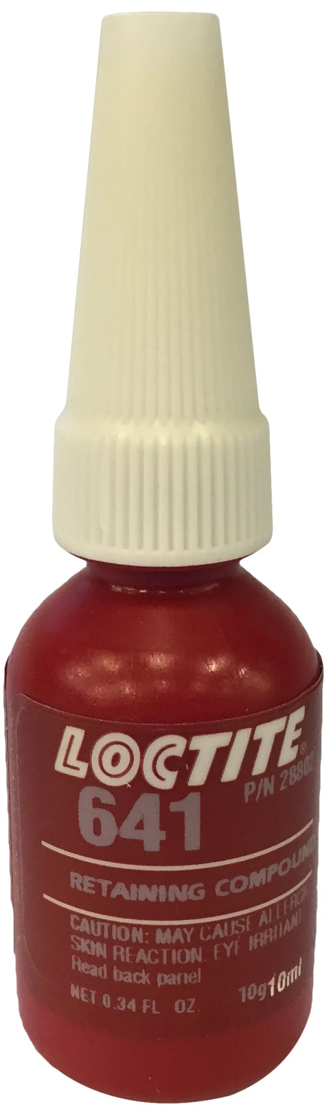 28802 Loctite Retaining Compound 641, 1700 PSI, 10mL, Yellow