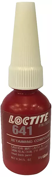 28802 Loctite Retaining Compound 641, 1700 PSI, 10mL, Yellow
