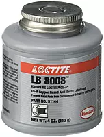 Loctite 51144 Copper LB 8008 C5-A Anti-Seize Lubricant, -20 Degree F Lower Temperature Rating to 1800 Degree F Upper